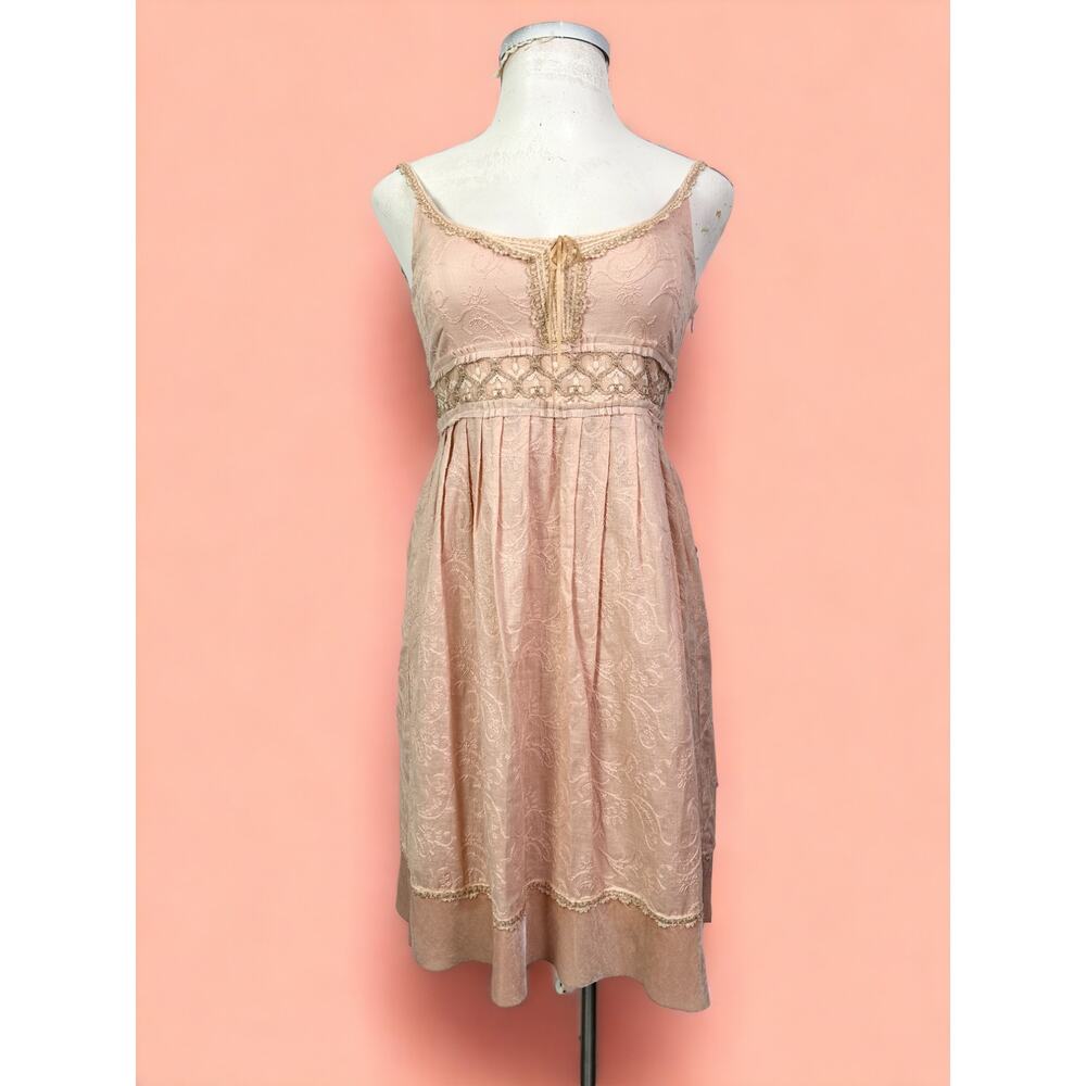 NWT Cynthia Steffe Balletcore Peachy Blush Pink Dress